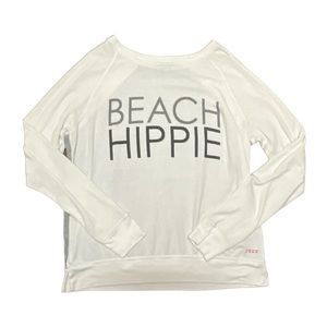 Peace Love World - Beach Hippie Long sleeve sweatshirt - size M/L